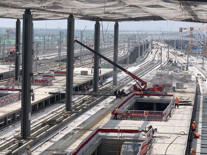 斯派特蜘蛛吊高鐵站施工圖_